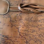 Patricia Nash  Map Print Leather Crossbody Bag Brown Vintage Adjustable purse Photo 10