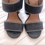 Givenchy Star Block Chunky Heel Ankle Strap Sandals RARE Denim Blue White Sz. 6 Photo 7