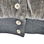 Liz Claiborne Vintage‎  Women's Velour Retro Bomber Jacket Brown Snap Front M Photo 7