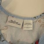 The‎ Vermont Country Store Size Small Cardinal Bird Flannel Blue Novelty Top Photo 7