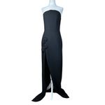 Amanda Uprichard  x REVOLVE Wolfe Gown in Black Small New Womens Maxi Dress Photo 4