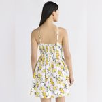 Free assembly Flare cotton mini dress White Size XL Photo 2