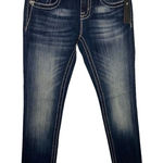 Miss Me NWT Miss Me Jeans Womens Size 26 Boyfriend Ankle Denim Embellished Flap Pockets Photo 0