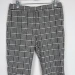 EXPRESS NWT Columnist Pants Plaid Ankle Black White Size 4 NEW Photo 1
