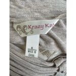 Krazy Kat Wide Neck Long Sleeve Blouse Small Photo 5
