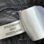 Madewell Stovepipe Jeans in Banberry Wash: Raw-Hem Edition | Faded Black Grey 29 Photo 9