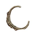 Vintage ART Arthur Pepper Silvertone Art Nouveau Turquoise Cuff Bracelet Silver Photo 3