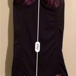 Rene Rofe Black/Pink Push Up Bra Lingerie Corset Negligee RN 72409 Photo 6