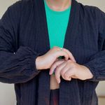 Black set shorts and kimono Size M Size M Photo 4