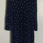Boden navy blue‎ white polka dot long sleeve dress Blue Size undefined Photo 0