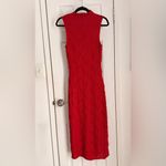 🆕 House of Harlow 1960 Vibrant Red Midi Dress Photo 3