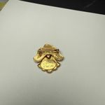 Signed Jane 1997 AOL Winged Angel Faux Pearl Brooch Pin Gold Tone Photo 4