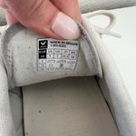 VEJA V-90 Leather and Suede Sneakers in Gravel White Photo 5