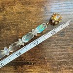Vintage Aurora Borealis Faceted Clear Beaded Choker Necklace Photo 4