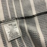 Red Saks Fifth Ave RED Saks Fifth Avenue Black White Stripe Dress Size M Medium Halter Top Photo 5