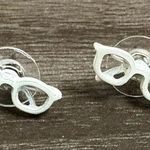 White Sunglasses Stud Earrings Photo 0