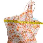 Kona Sol  One Shoulder Floral Swimsuit Women’s Size M NWT Pink Orange One Piece Photo 3