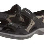 Ecco Yucatan sandals fully adjustable black gray women’s size 38 comfort hiking Photo 0