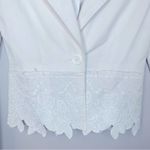 White House | Black Market  Floral Hem Blazer Size 0 Photo 6