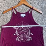 Kendall + Kylie 🦋 Burgundy Tank Top Constellation Moon Astrology Lightweight Crop Photo 3