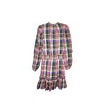 Veronica Beard Destiny Metallic Checked Mini Dress Multicolor Size 2 Photo 5