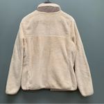 L.L.Bean Hi-Pile Fleece Pullover Off White M Photo 6