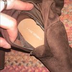Lane Bryant NEW BROWN VEHAN SUEDE THIGH HIGH HEELED BOOTS Photo 1