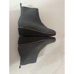 Bandolino  Knit Dark Gray Wedge Ankle Booties Women's 8.5 Photo 8