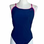 Nike NWT  Open Back Lace Up Detail SwimSuit Photo 2