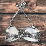 Tommy Bahama Women's Snakeskin Halter Bikini Top Multicolor Size Small Photo 6