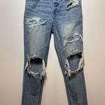 American Eagle Women's Size 0 Vintage Hi Rise Distressed Blue Jeans Photo 0