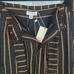 NWT See U Soon Black Striped High Waisted Tie Paperbag Pants Women's Size 4 Photo 4