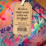 Natural Life  Everyday Puffy Fanny Pack Watercolor Patchwork Design NWT Photo 15