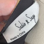 Sadie and Sage Among the Stars Surplice Maxi Dress -Black Multi Floral- Size Small Photo 10