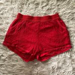 Miami Red Lace Shorts Photo 0