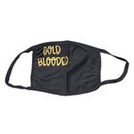 GOLD BLOODED San Francisco 49ers Two Layer Black Fabric Mask NWOT Photo 1