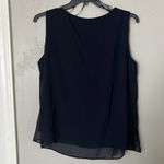 LE BOS Women’s georgette pantsuit with beaded neck style 27821 DARK NAVY 16W Photo 3