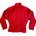 Emanuel Ungaro Vintage Red Wool Power-Suit Jacket Blazer Coat - 1980s Ungaro Ter Photo 2