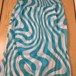 Venus New Women’s Lightweight Swimsuit Cover Up Blue White Size Xs Photo 6