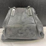 Nicole Miller Women's Black Faux Worn leather Look Shoulder bag SKU 4177 Photo 0