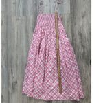 SWF A Line Dress in Cottage Pink Plaid Cotton Smocked Sundress Size‎ Small Photo 5