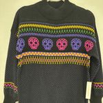 Modcloth  Candy Skull Black Mockneck‎ Sweater Dress Halloween Grunge Size XS NWT Photo 8