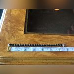 Natural Black Jade Sterling Silver Tennis Bracelet Photo 4