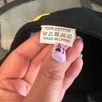 Flat Top Baseball Cap Snapback Black Hat Embroidered Photo 7