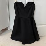 Honey Punch  Black Strapless ALine Dress Photo 2
