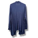 Torrid  Super Soft Knits Dark Blue Ruched Long Sleeve Open Cardigan‎ Sz 3X NEW Photo 1