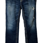 Big star  Vintage Women's Size 26‎ Liv Distressed Denim Jeans Blue VWLIC1DL Photo 0