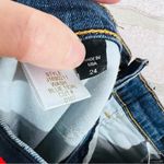 Veronica Beard  Carolyn 10” Baby Boot Tuxedo Stripe Jeans Blue Tidal Size 24 Photo 12