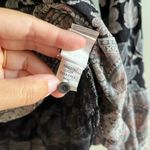 Lucky Brand Lucky & Brand Womens Paisley Floral Long Sleeve Henley Top Black Pink Size Small Photo 3