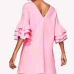 ZARA  Light Pink Ruffle Bell Sleeve Shift Mini Dress Size: XS Photo 1
